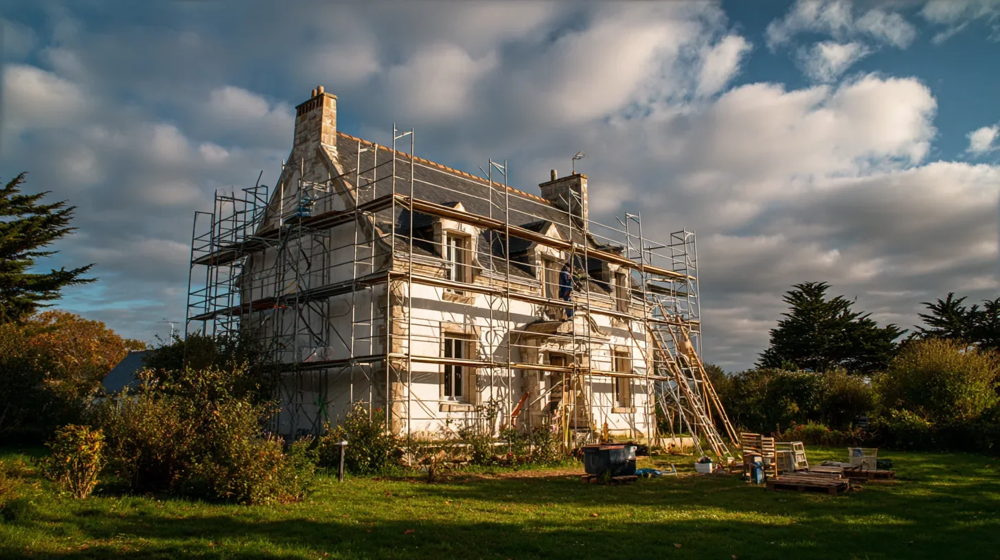 Maison en rénovation