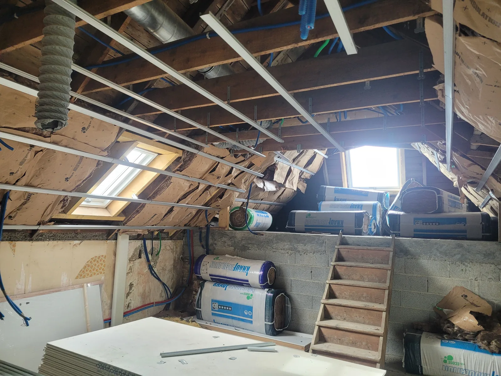 Isolation par l'int&eacute;rieur, plaquiste